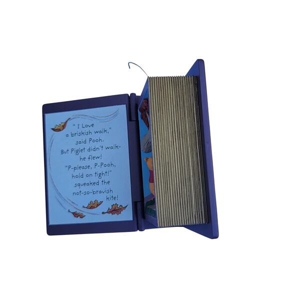 Vintage Winnie the Pooh Book Ornament Piglet Kite Scene Hallmark Style 1990s - Picture 5 of 10